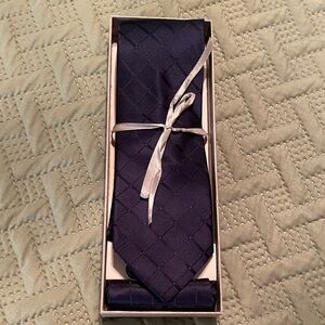 Elegant Navy Blue Men's Tie